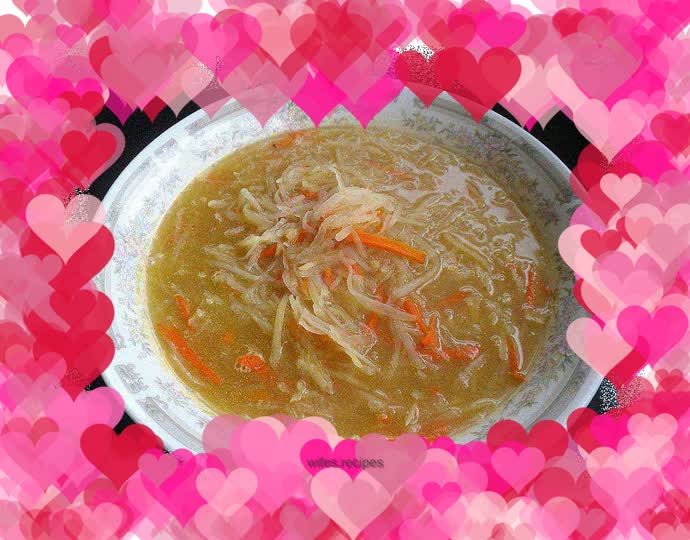 Potato and carrot soup