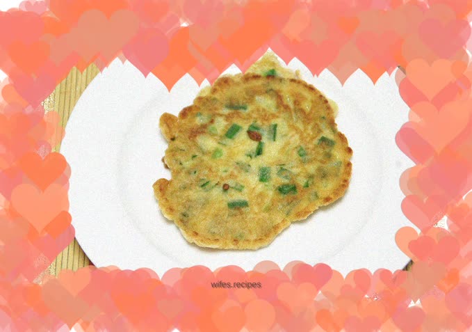 Chive egg pancake