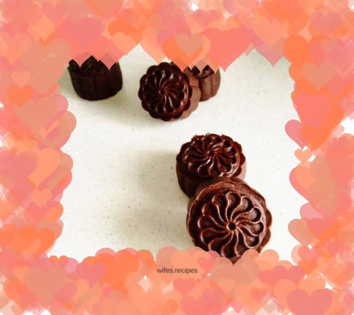 Chocolate Coconut Cranberry Cheese Mooncake