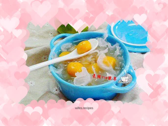 Fresh and delicious - Tremella Pumpkin Rice Balls