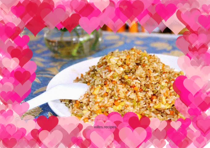 Delicious Sour Beans and Egg Fried Rice
