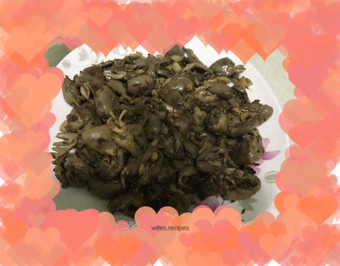 Cumin chicken hearts