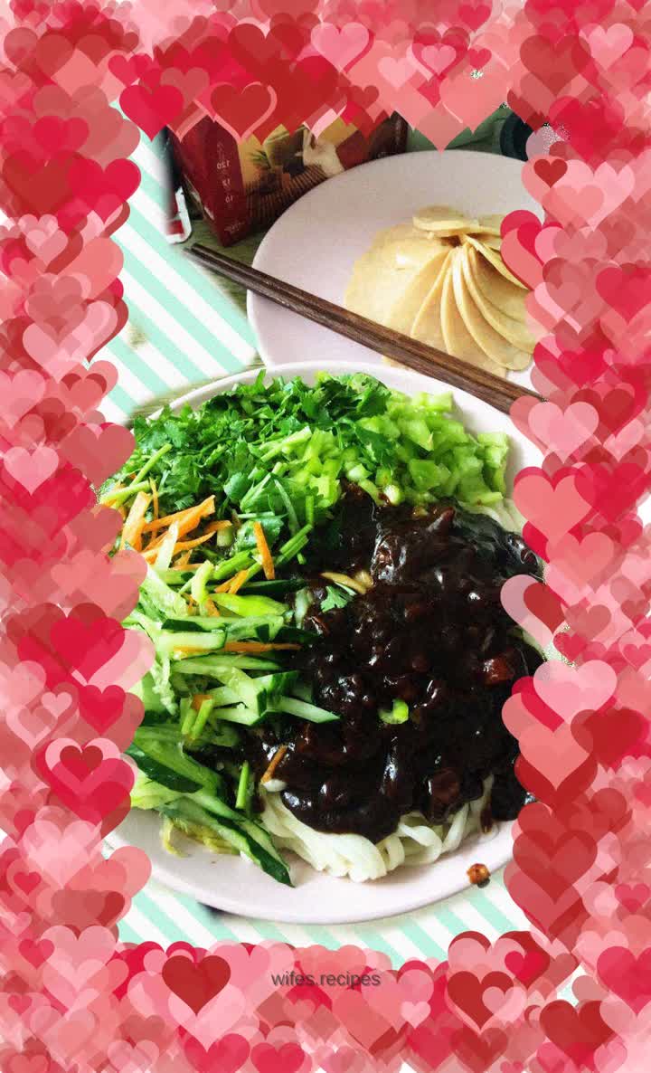 Your own authentic old Beijing noodles with soybean paste