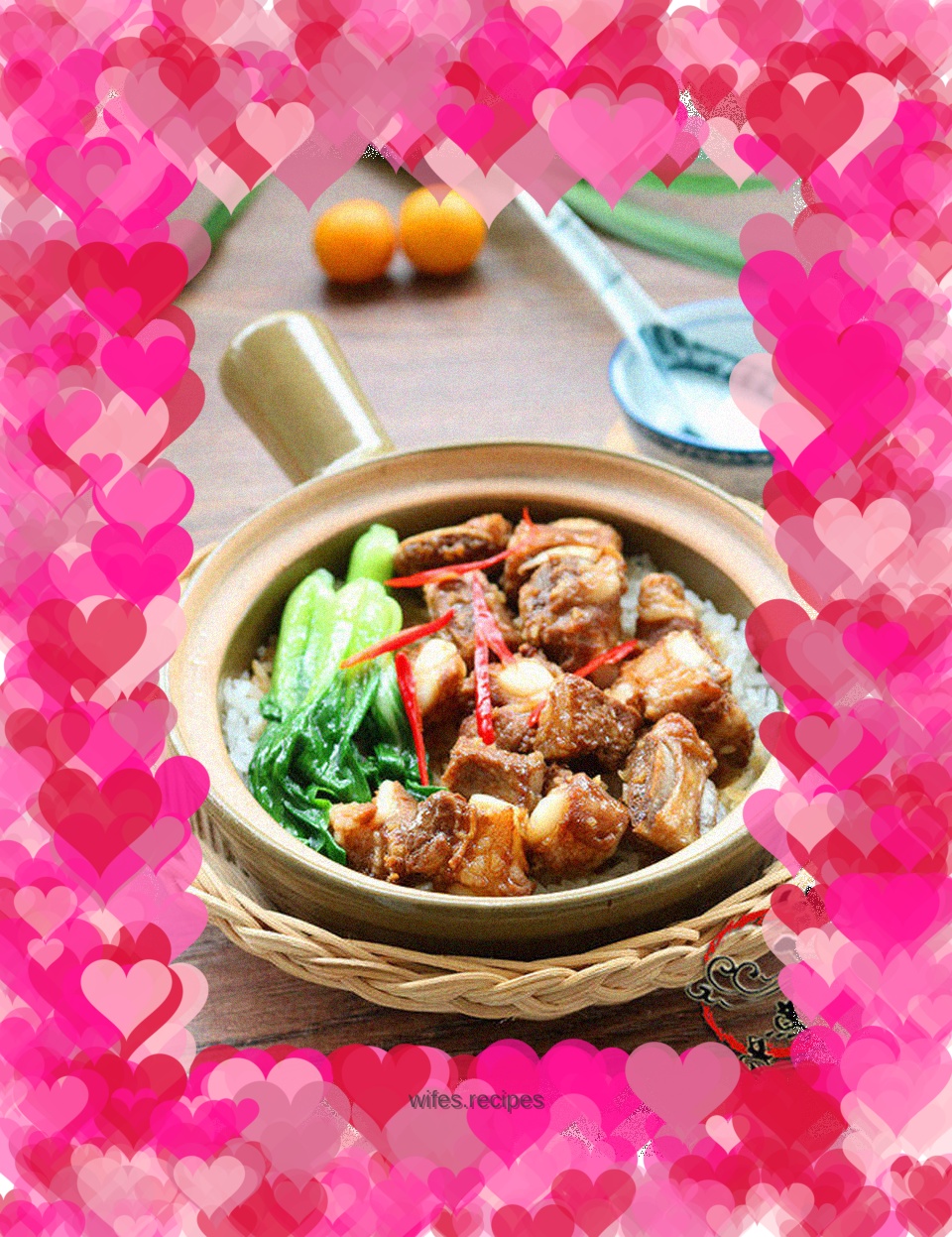 Claypot Rice with Pork Ribs in Black Bean Sauce