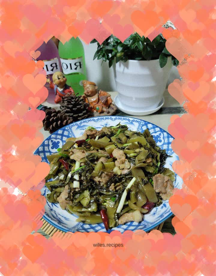 Stir-fried lean pork with sauerkraut