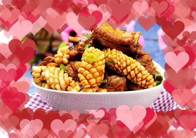 【Squid Braised Pork Ribs】--The encounter between seafood and meat