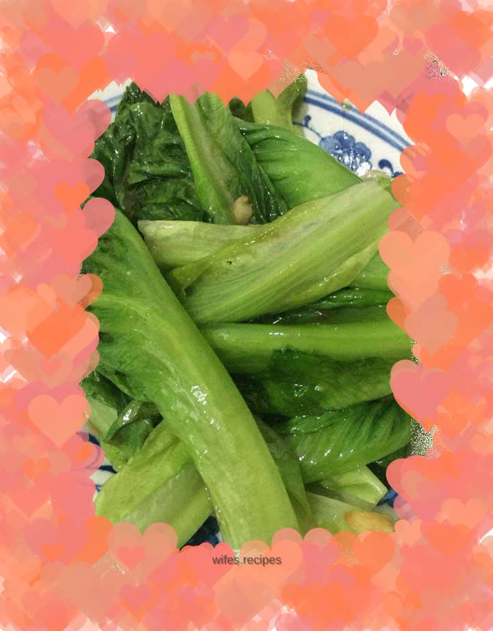 Oyster Sauce Lettuce