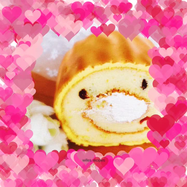 Cranberry Tiger Skin Cake Roll