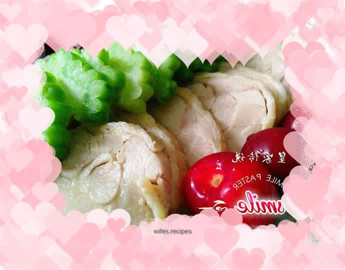 Rice wine drunken chicken roll