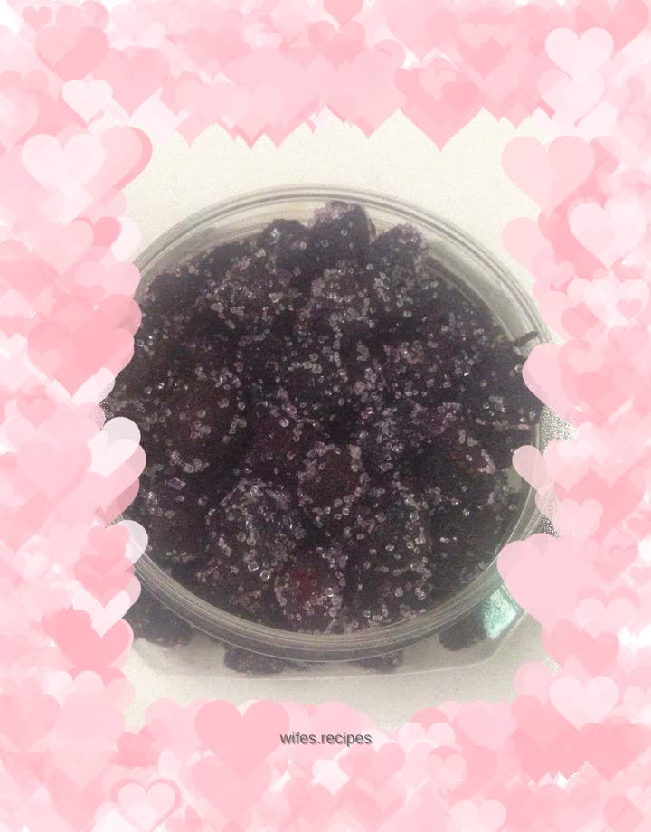 Homemade dried bayberry