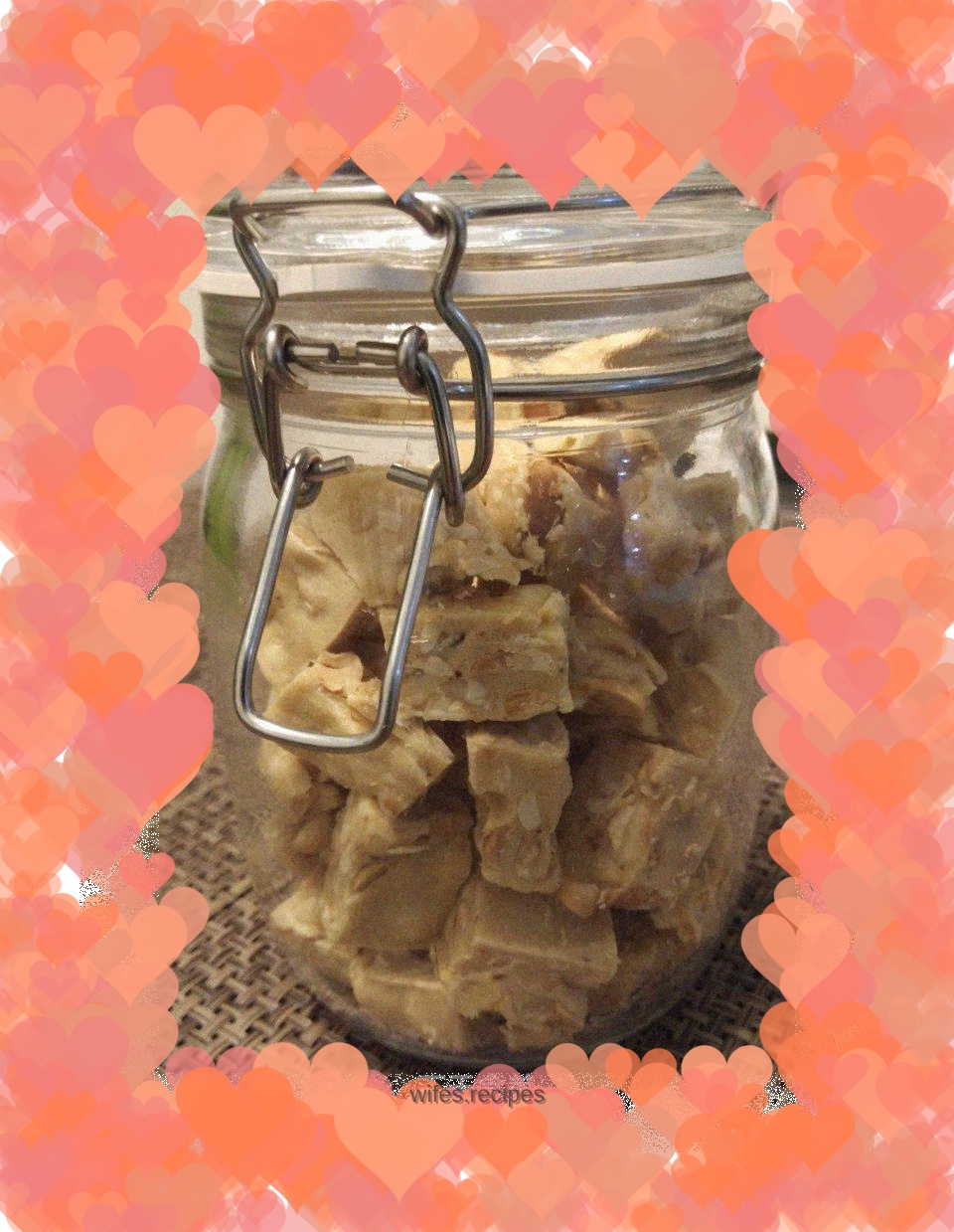 Bread machine version of peanut nougat