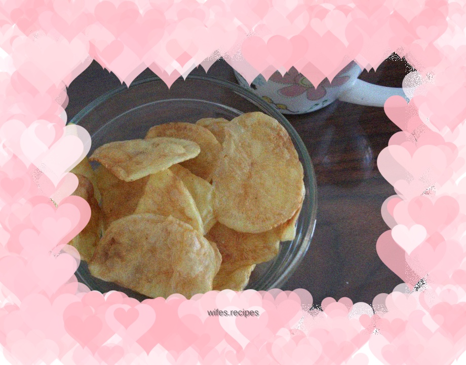 Microwave potato chips