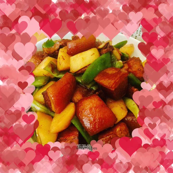 Braised Pork with Potatoes and Beans