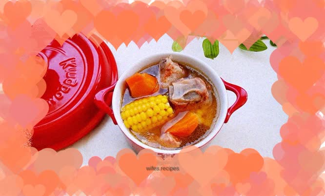 Corn ribs soup
