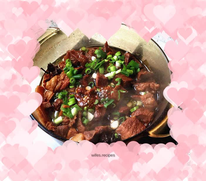 Braised beef