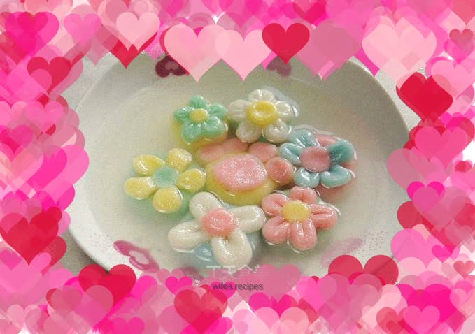 Water-milled glutinous rice flour fancy glutinous rice balls