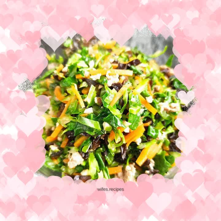 "Light gourmet" Fried fungus and cabbage