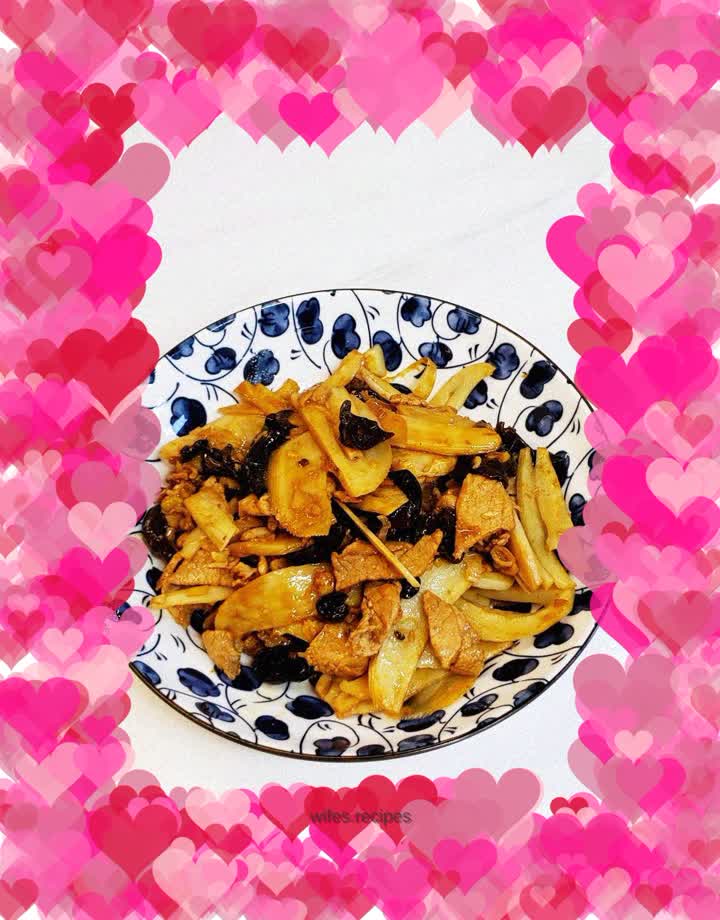 Lao Shaanxi Noodles~Stir-fried Pork with Lotus Vegetables