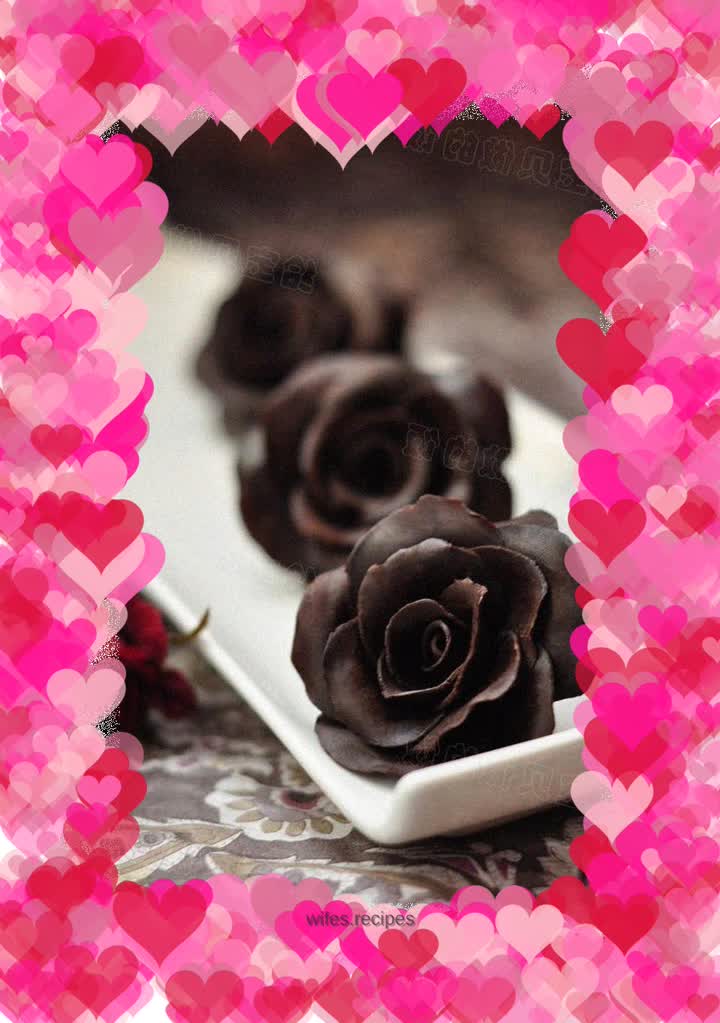 Chocolate roses