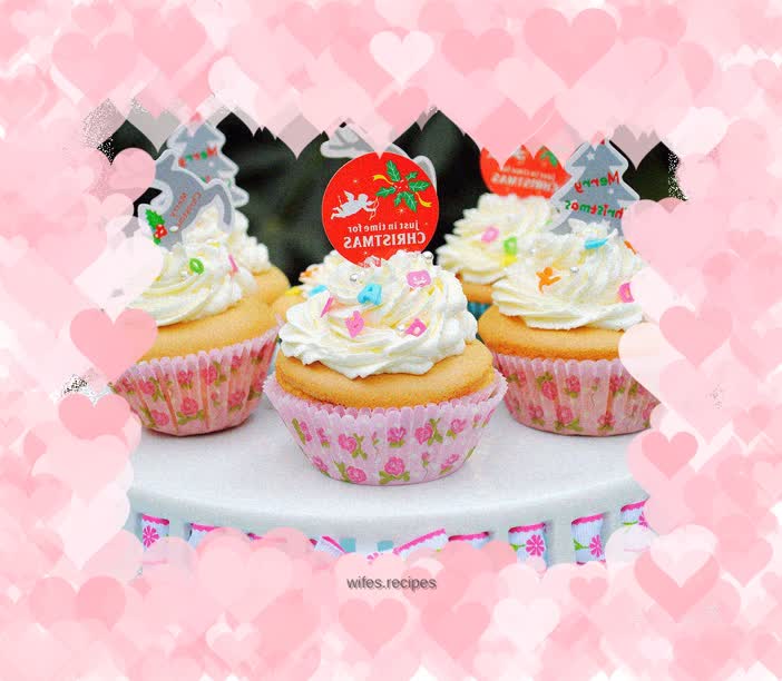 Yogurt Chiffon Cupcakes