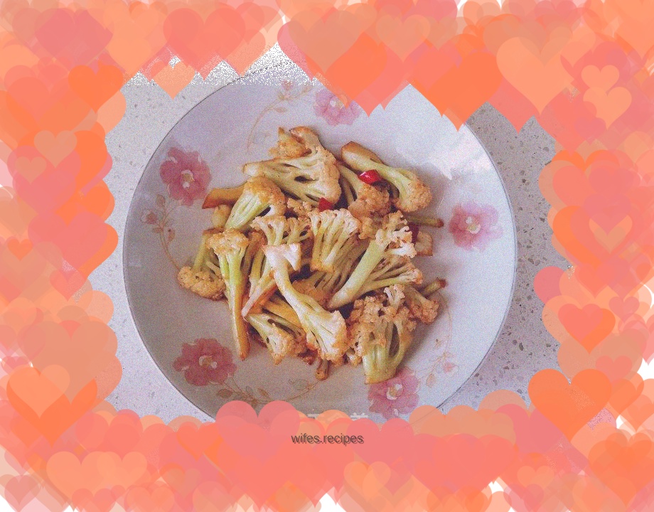 Cauliflower with Soy Sauce