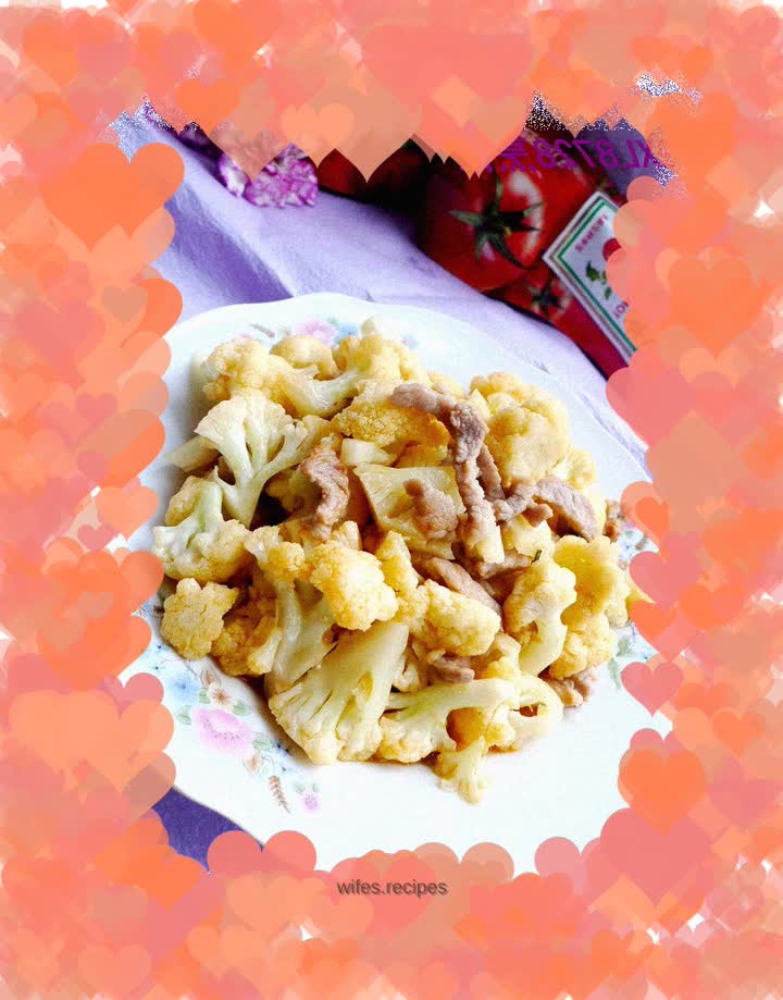 Shredded Cauliflower Pork with Tomato Sauce