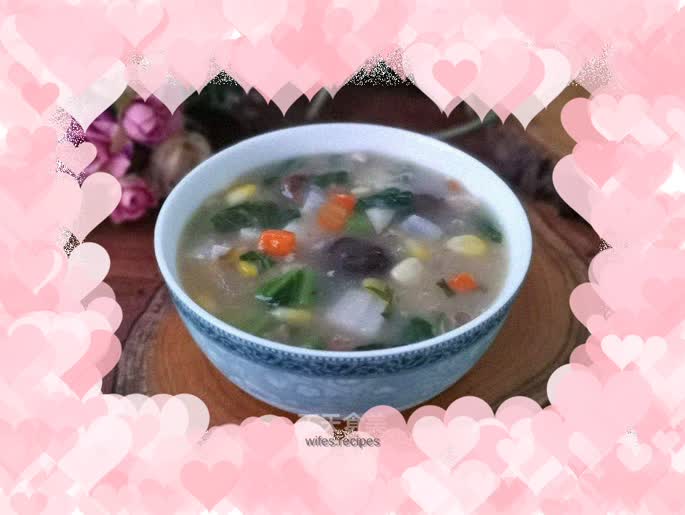 Arrowroot vegetable soup