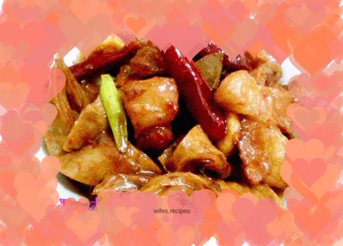 Braised pork belly with soybeans