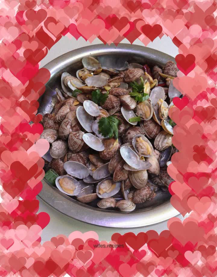 Clam fried like this, one plate is not enough