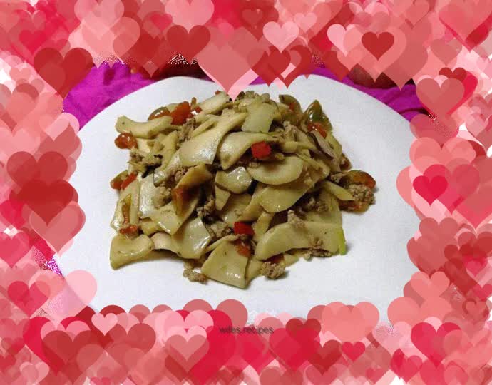 King oyster mushroom minced meat