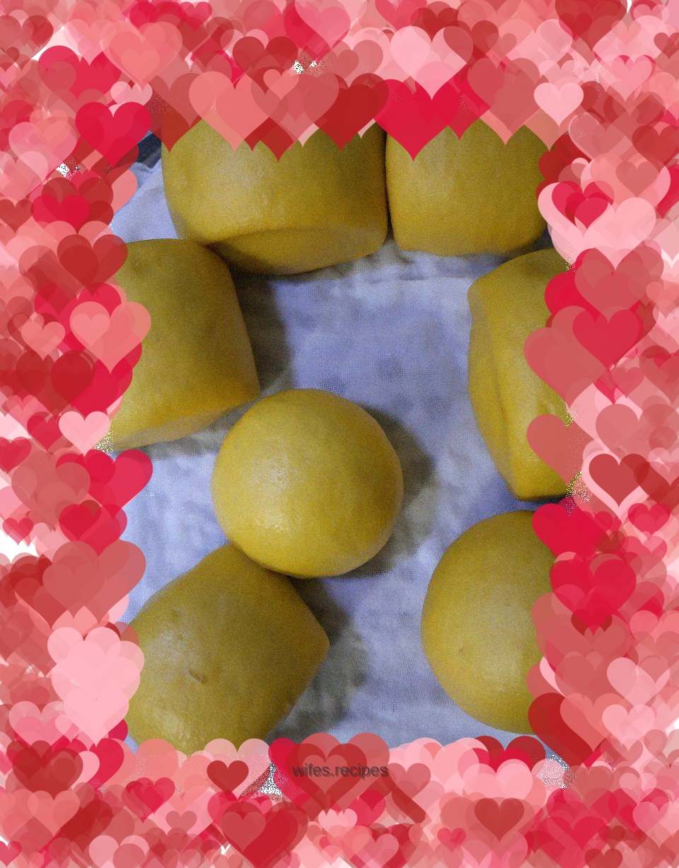 Waterless pumpkin steamed buns