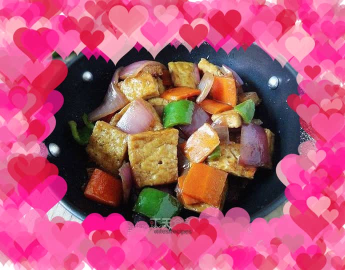 Oyster Sauce and Onion Tofu