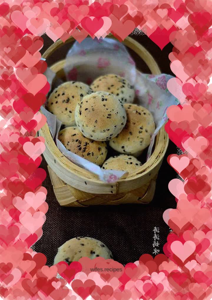 [Yogurt Black Sesame Mochi Bread] A no-fail, zero-difficulty snack