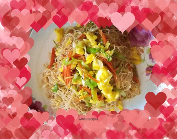 Fried dried vermicelli