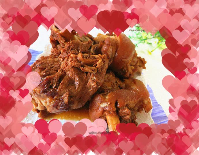 How to make delicious sauced big bones at home