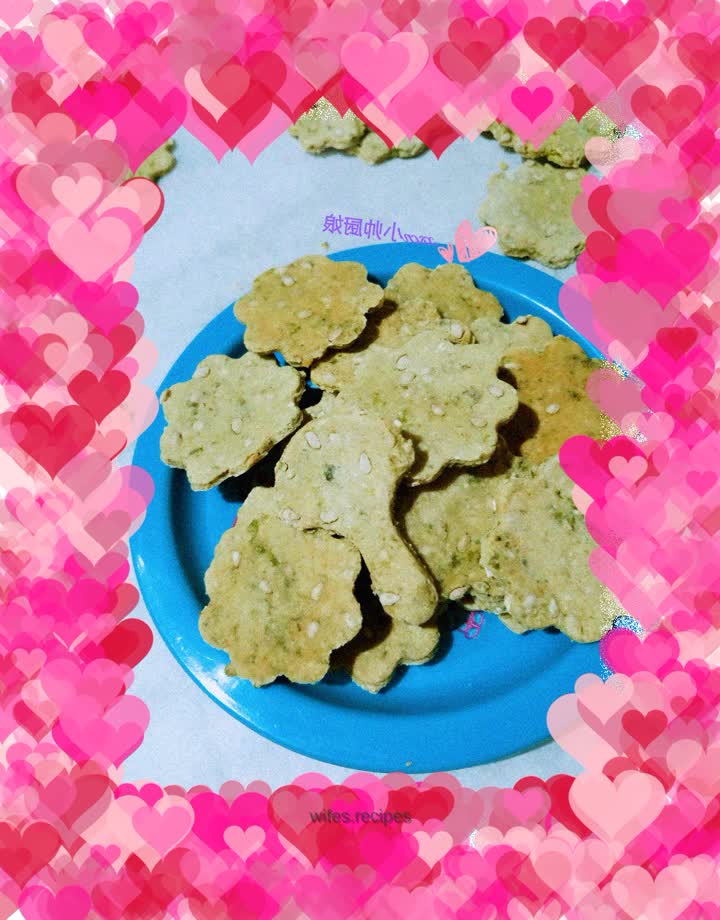 Crispy seaweed cookies~Crispy seaweed oatmeal sesame cookies