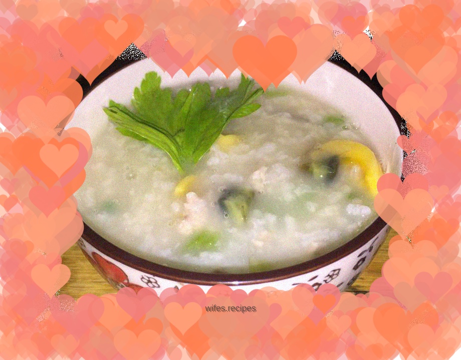 Minimalist preserved egg and lean meat porridge