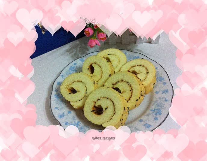 Chiffon cake roll