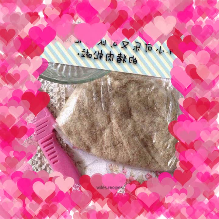 Baby food supplement pork floss