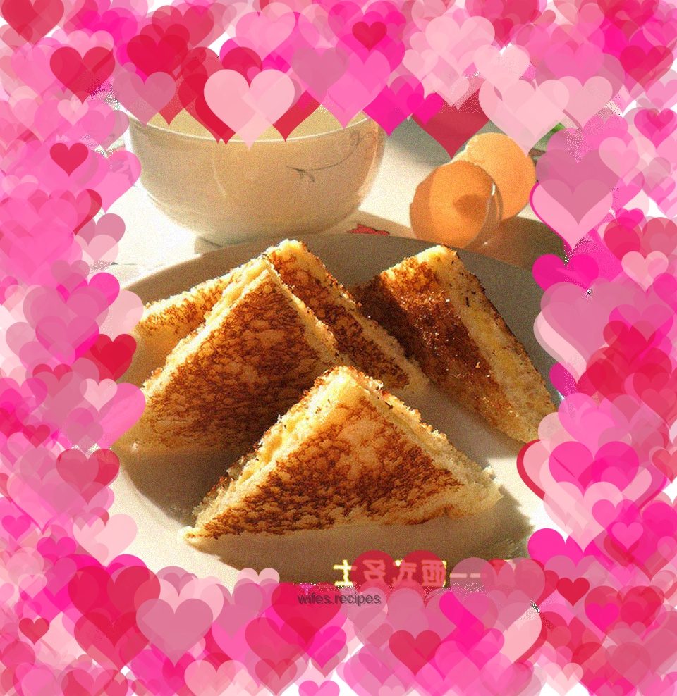 Quick breakfast--Western toast