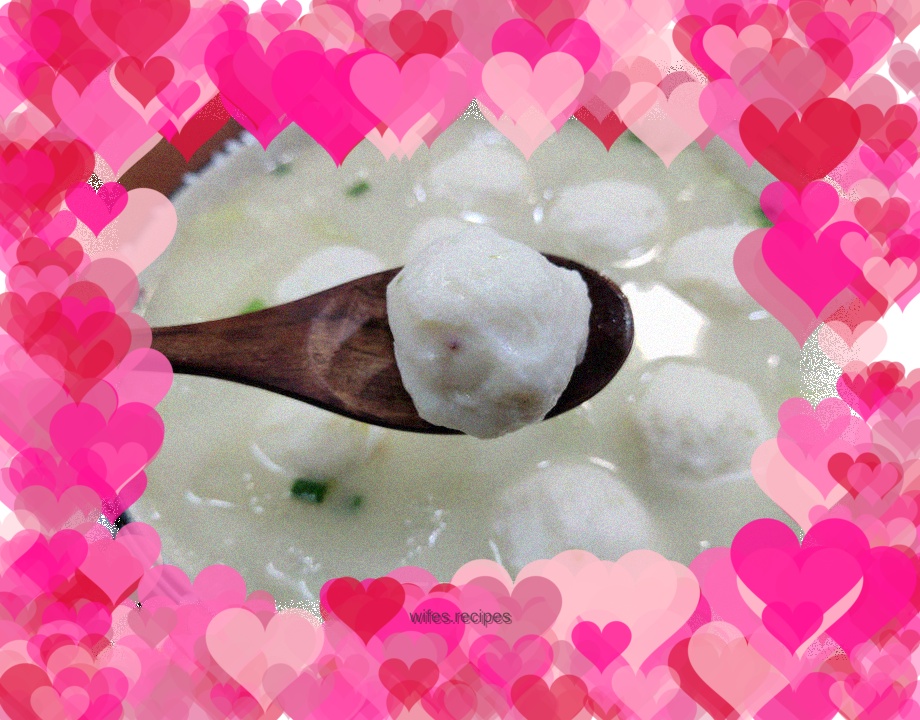 Squid Balls and Winter Melon Soup