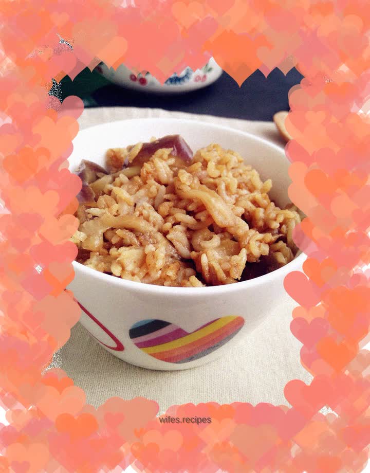 Eggplant braised rice