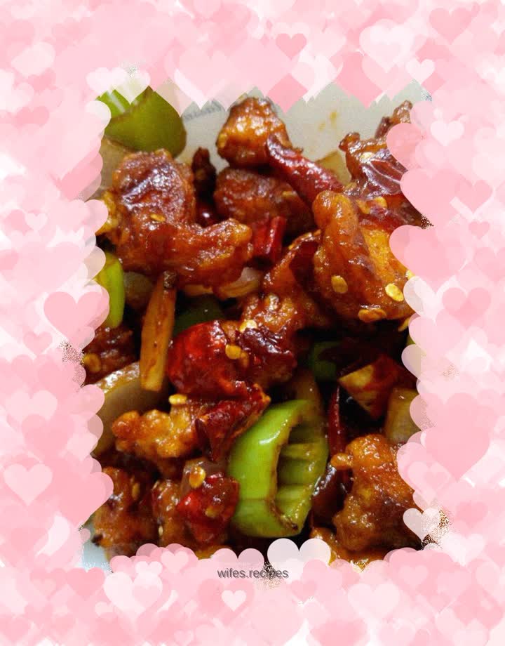 Chili version of spicy chicken