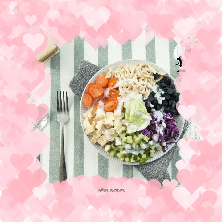 Black Garlic Rainbow Salad