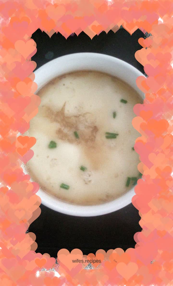 Steamed Egg with Minced Pork
