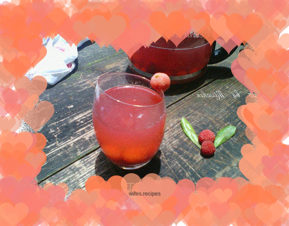 Sweet and sour bayberry soup