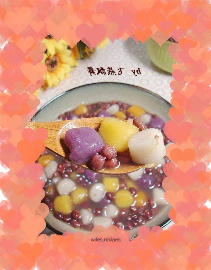 Taiwanese snacks that are popular in the streets-------[Red Beans and Taro Balls]