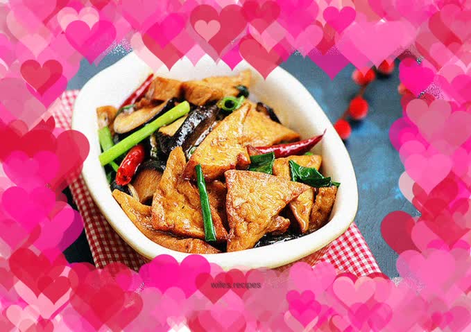 Grilled Tofu Corners with Shiitake Mushrooms