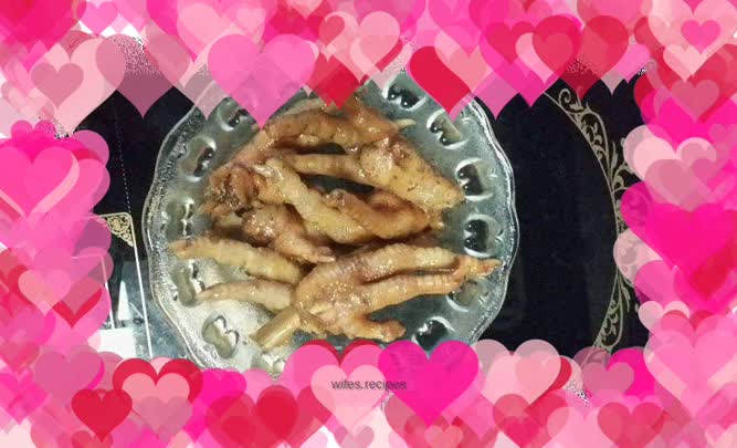 Braised chicken feet in rice cooker