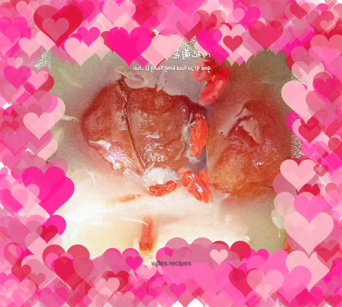 Wolfberry, chrysanthemum, rock sugar and pear water